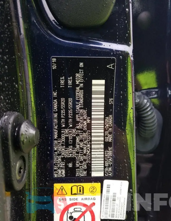 2T2ZZMCA9KC122773 Photo# 13