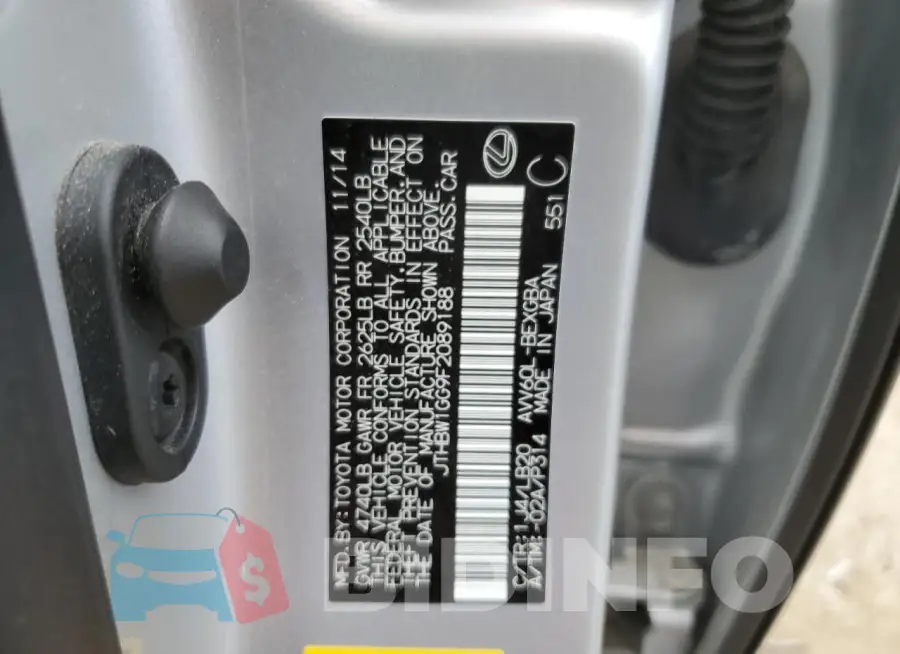 JTHBW1GG9F2089188 Photo# 12