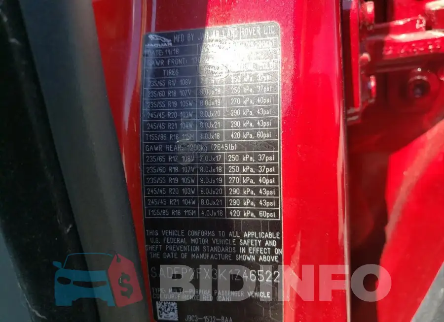 SADFP2FX3K1Z46522 Photo# 14