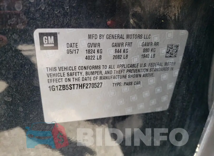 1G1ZB5ST7HF270527 Photo# 12