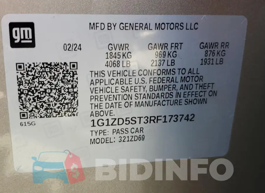 1G1ZD5ST3RF173742 Photo# 13