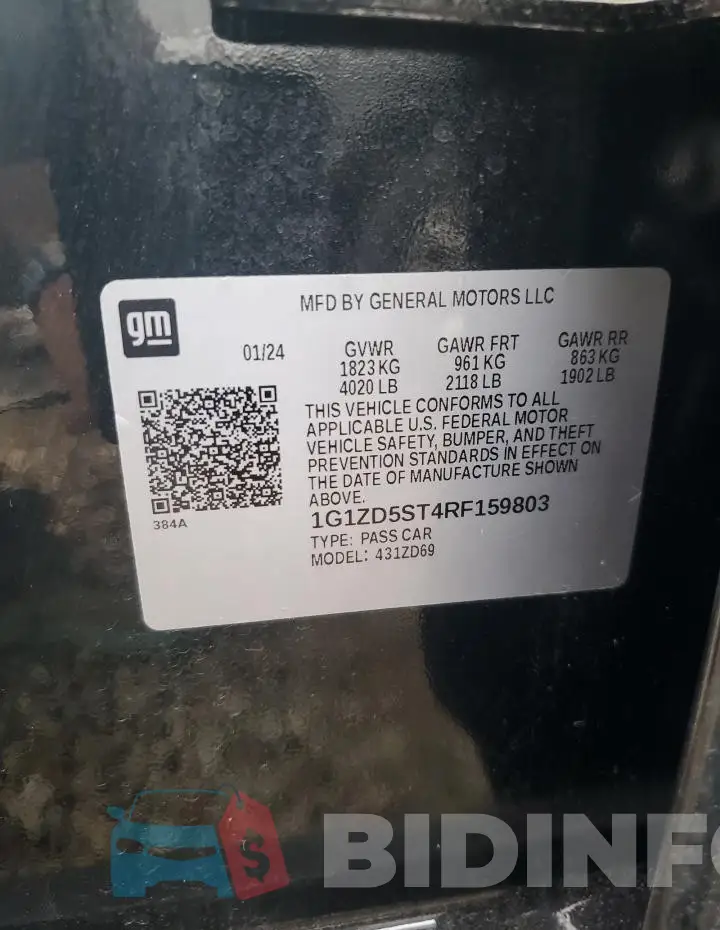 1G1ZD5ST4RF159803 Photo# 12