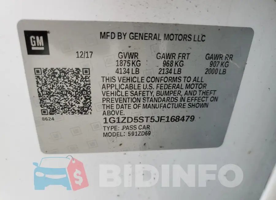 1G1ZD5ST5JF168479 Photo# 12