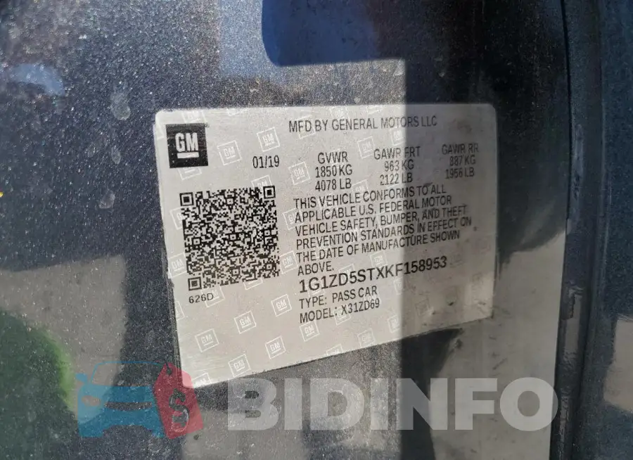 1G1ZD5STXKF158953 Photo# 12
