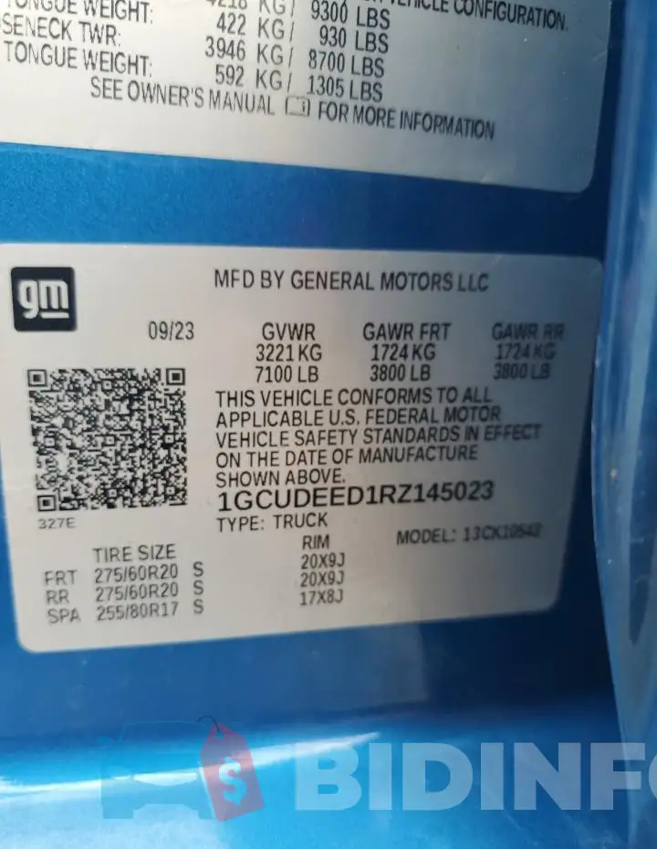 1GCUDEED1RZ145023 Photo# 12