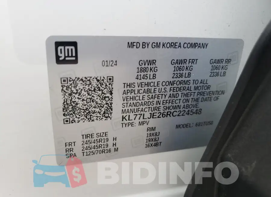 KL77LJE26RC224548 Photo# 13