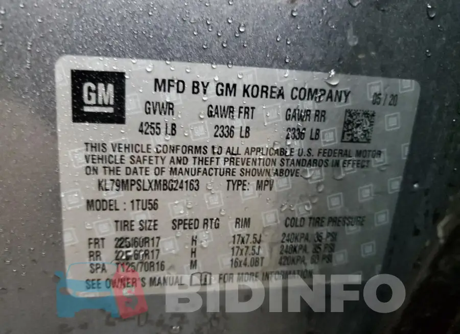 KL79MPSLXMB024163 Photo# 13