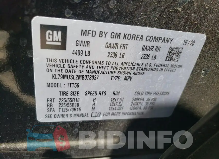 KL79MUSL2MB078037 Photo# 12