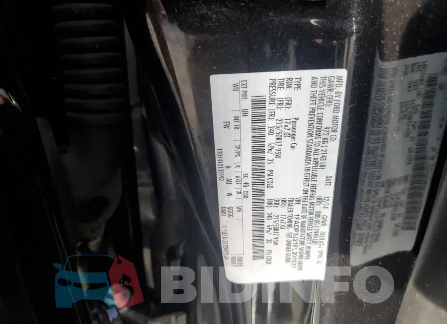 1FADP3J21FL201031 Photo# 12