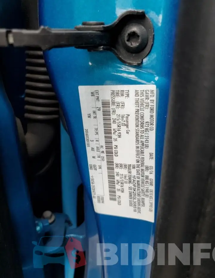 1FADP3K25GL308518 Photo# 12