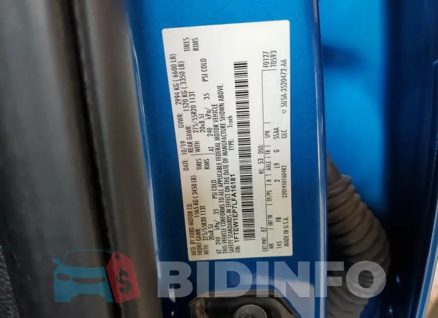1FTEW1EP7LFA16181 Photo# 12