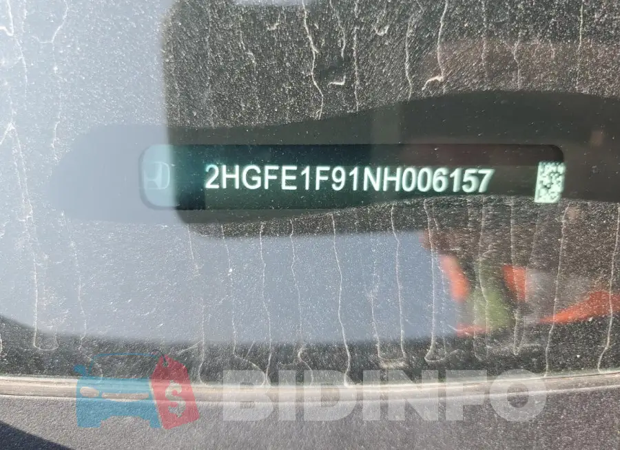 2HGFE1F91NH006157 Photo# 12