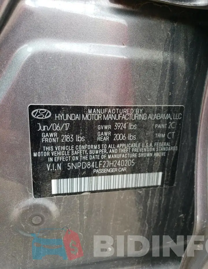 5NPD84LF2JH240205 Photo# 12