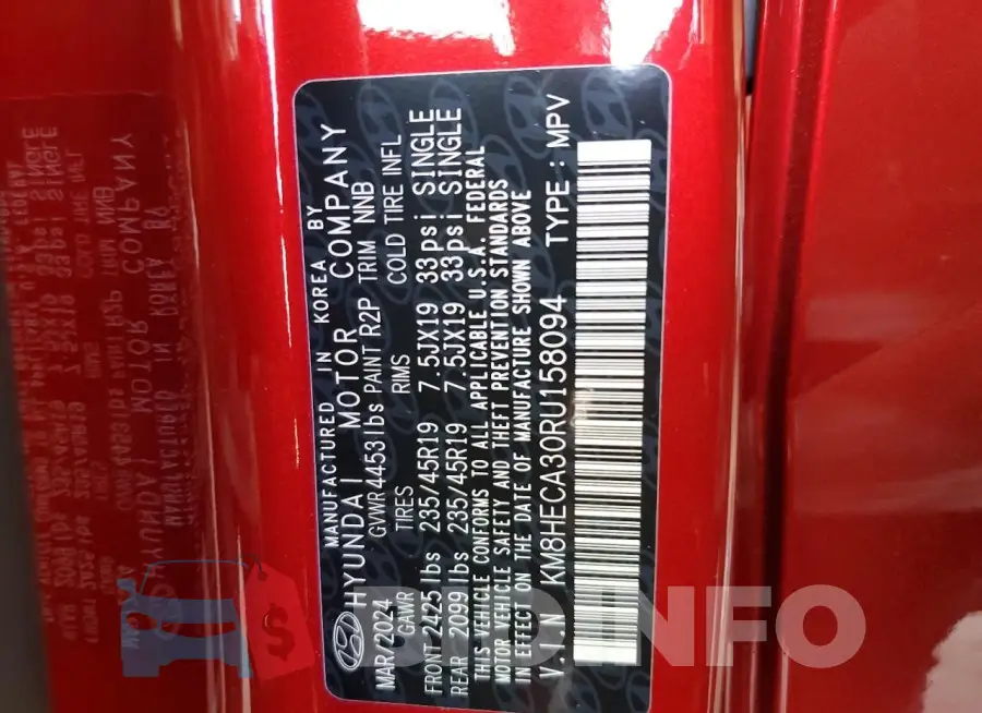 KM8HECA30RU158094 Photo# 14