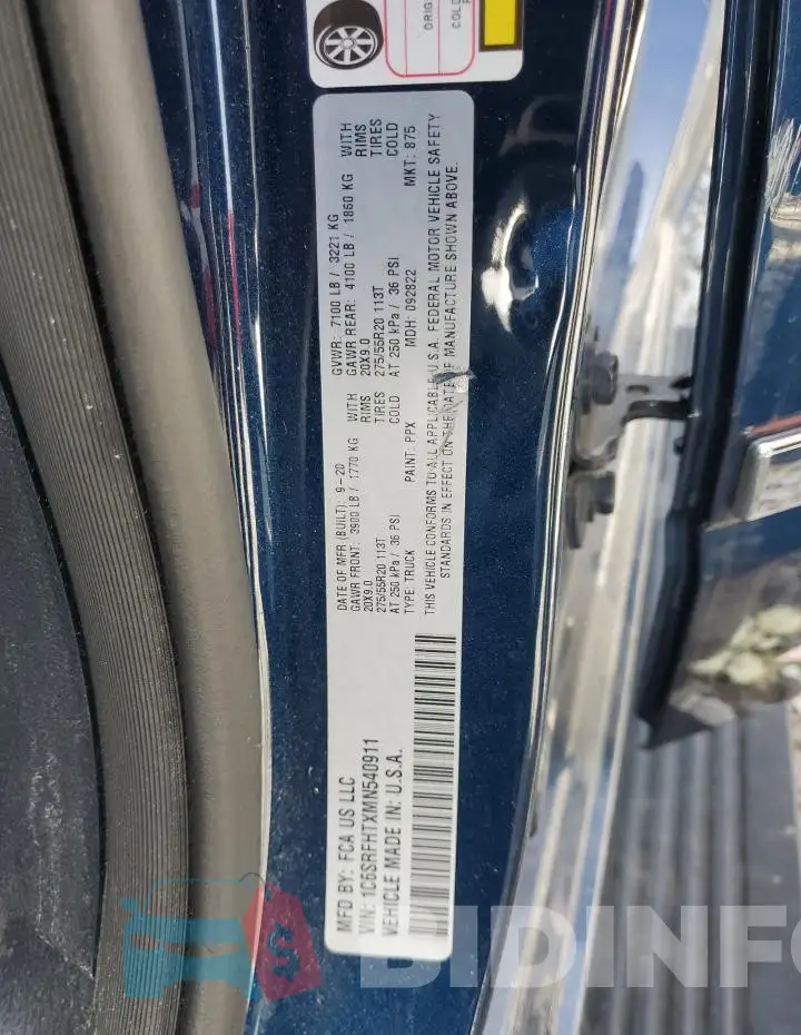 1C6SRFHTXMN540911 Photo# 13