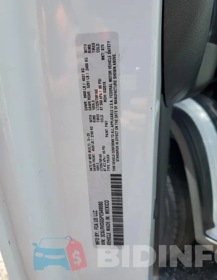 3C6LRVDG5PE549080 Photo# 13