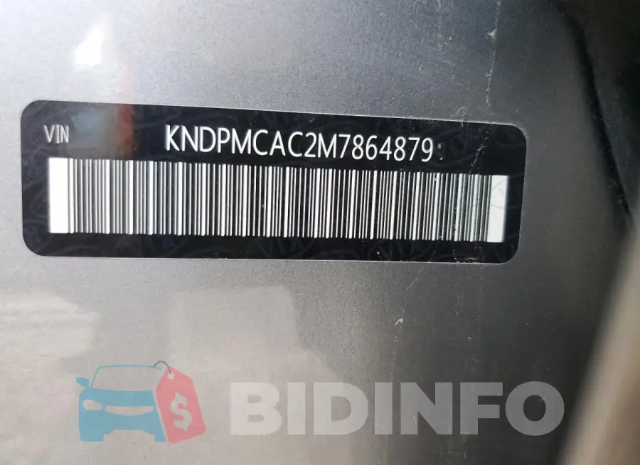 KNDPMCAC2M7864879 Photo# 14