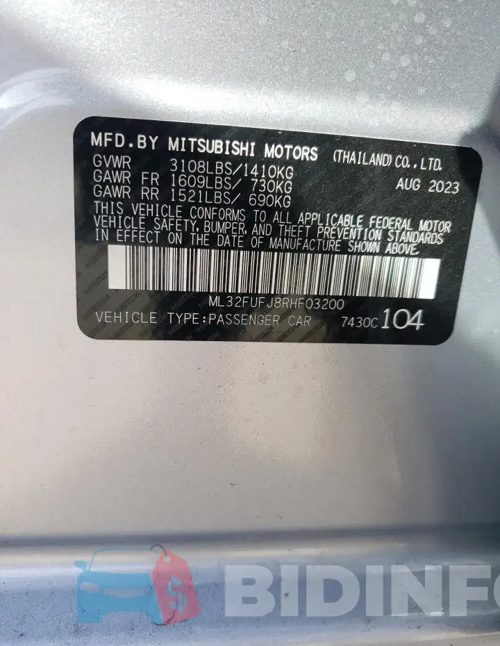 ML32FUFJ8RHF03200 Photo# 12