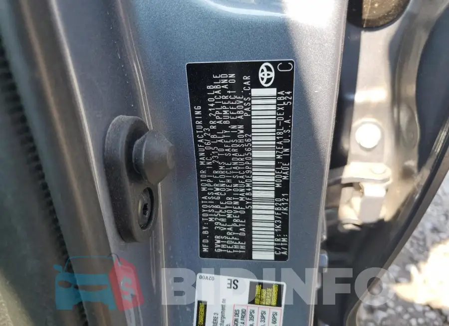 5YFB4MDE9PP056562 Photo# 12