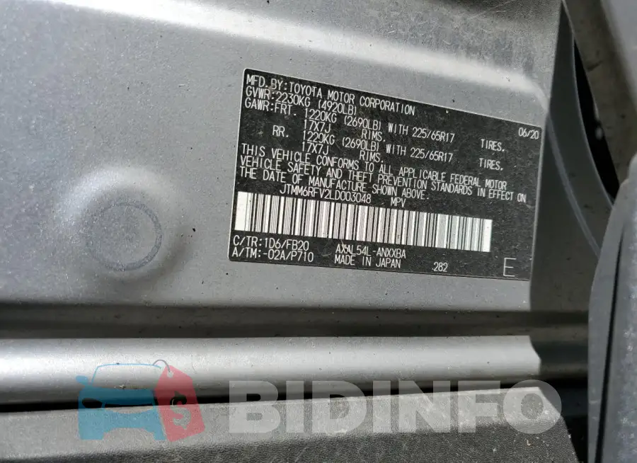 JTMM6RFV2LD003048 Photo# 12