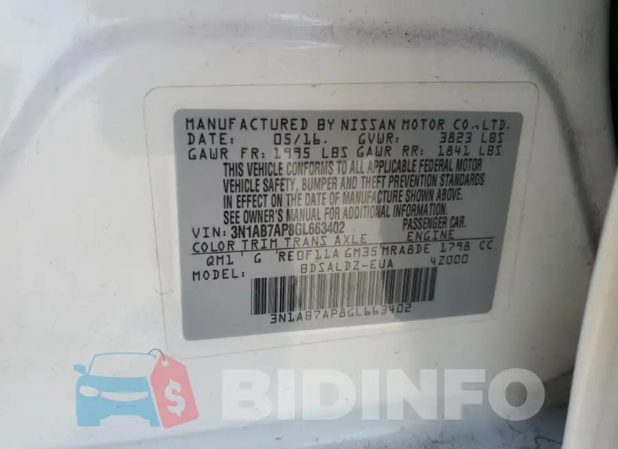 3N1AB7AP8GL663402 Photo# 12
