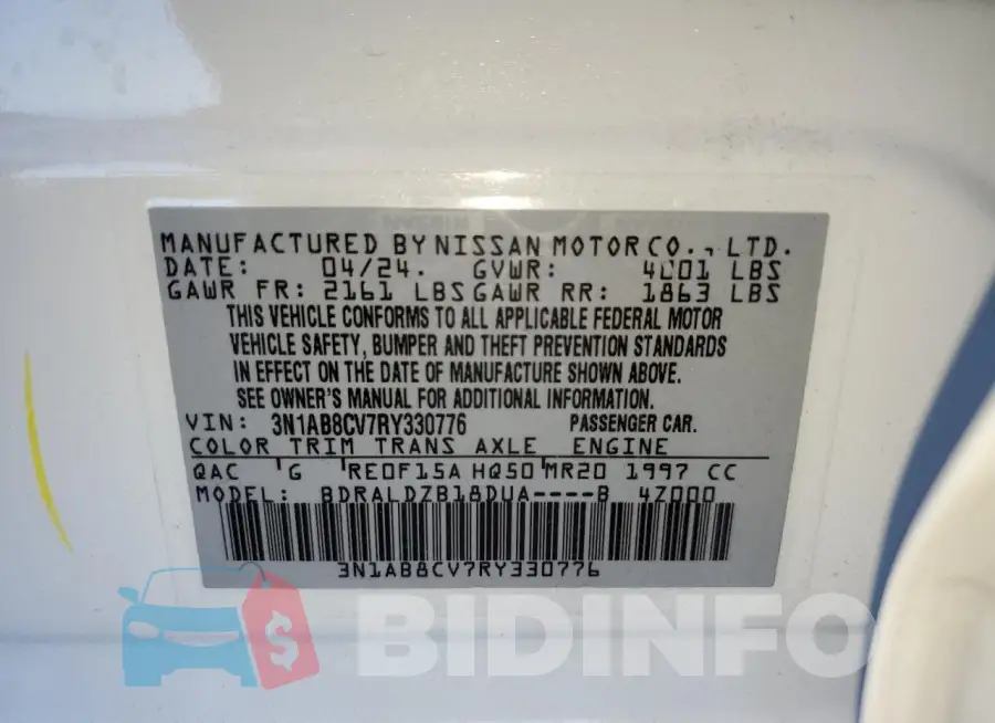 3N1AB8CV7RY330776 Photo# 12