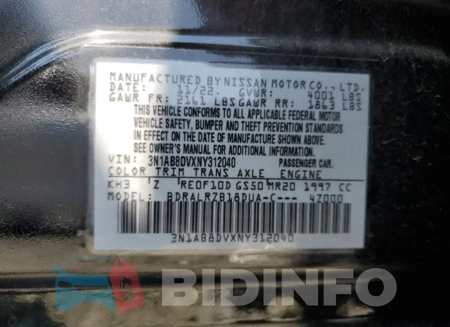 3N1AB8DVXNY312040 Photo# 12