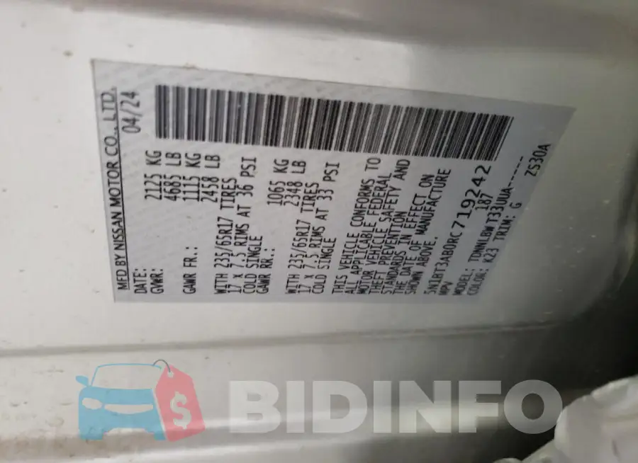 5N1BT3AB0RC719242 Photo# 14