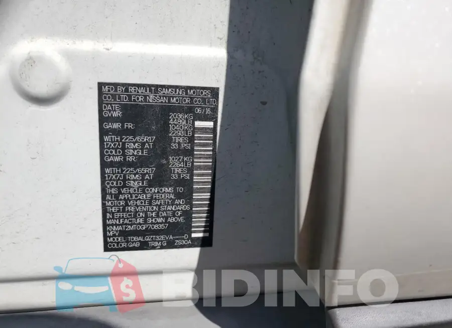 KNMAT2MT0GP708357 Photo# 13