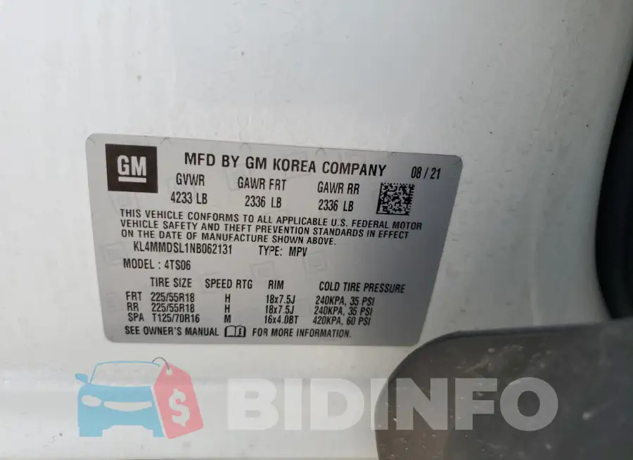 KL4MMDSL1NB062131 Photo# 12