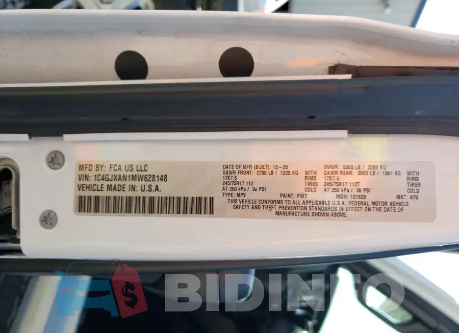 1C4GJXAN1MW628148 Photo# 12