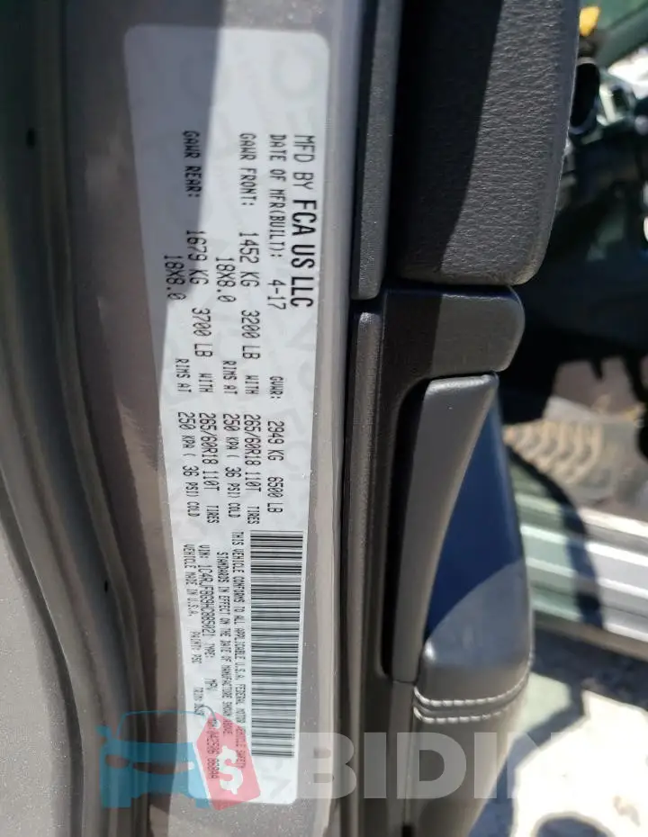1C4RJFBG9HC885021 Photo# 14