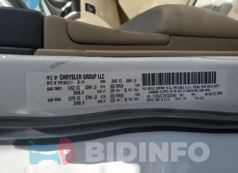 1C4RJFCT3FC625481 Photo# 14