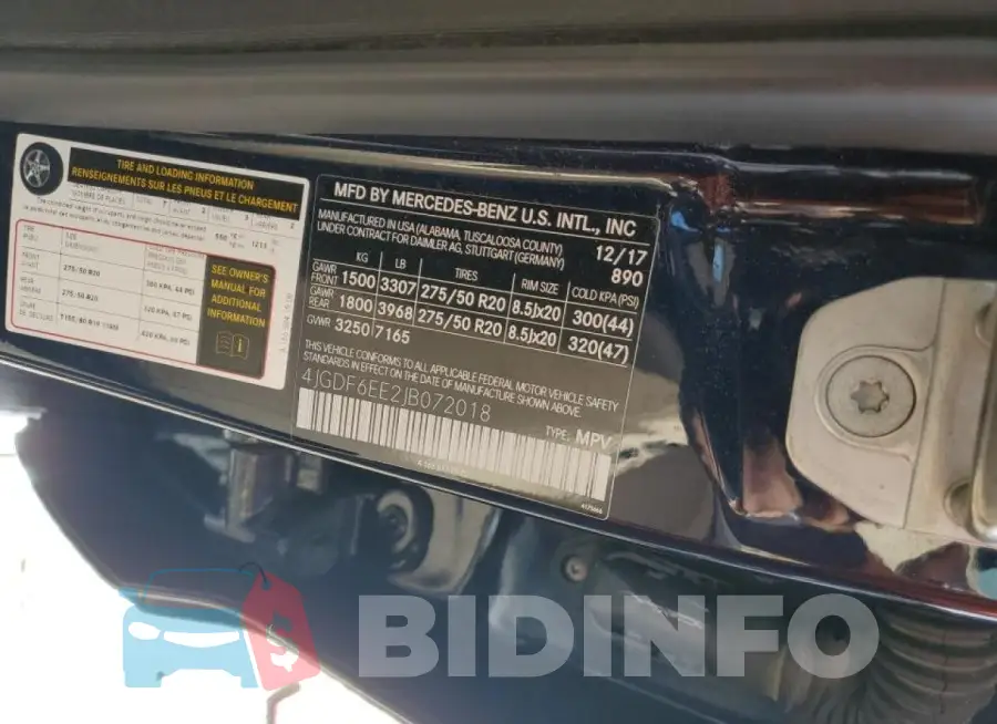4JGDF6EE2JB072018 Photo# 14