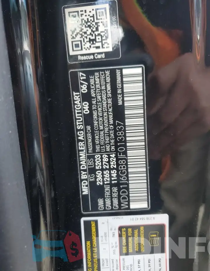 WDD1J6GB8JF013837 Photo# 12