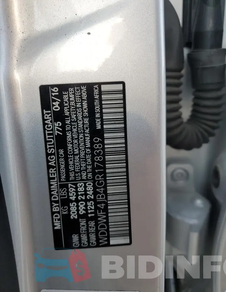 WDDWF4JB4GR178389 Photo# 12