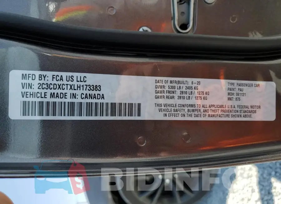 2C3CDXCTXLH173383 Photo# 12