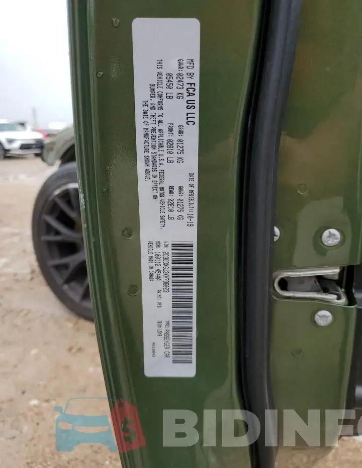 2C3CDXGJ3KH736023 Photo# 13