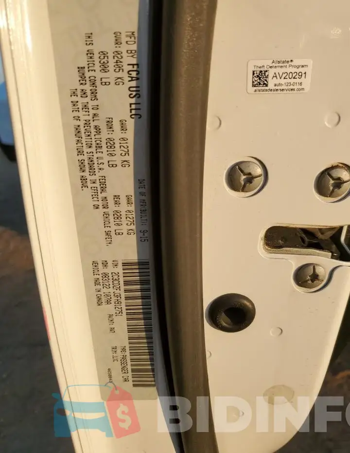 2C3CDZFJ3FH912751 Photo# 12