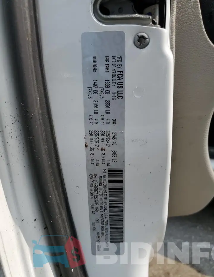 2C4RDGBG7HR574787 Photo# 13