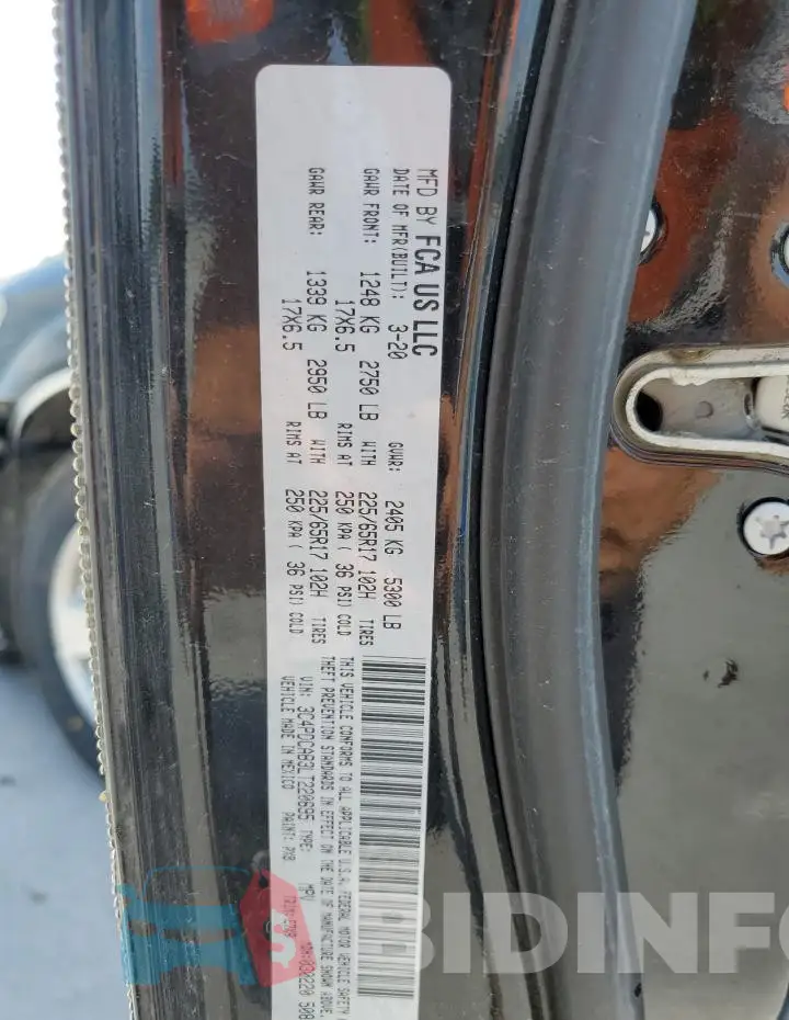 3C4PDCAB3LT220695 Photo# 13
