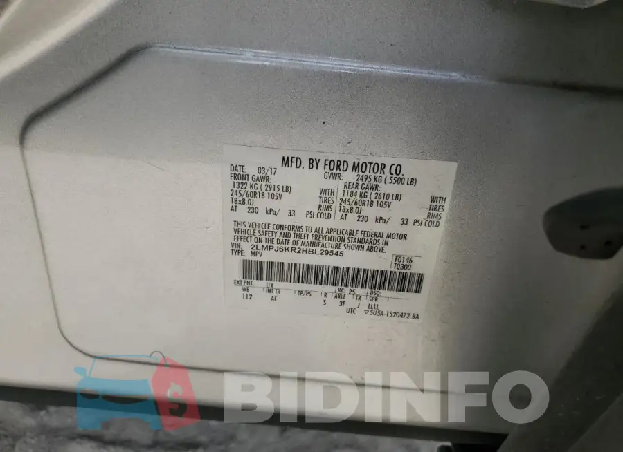2LMPJ6KR2HBL29545 Photo# 13