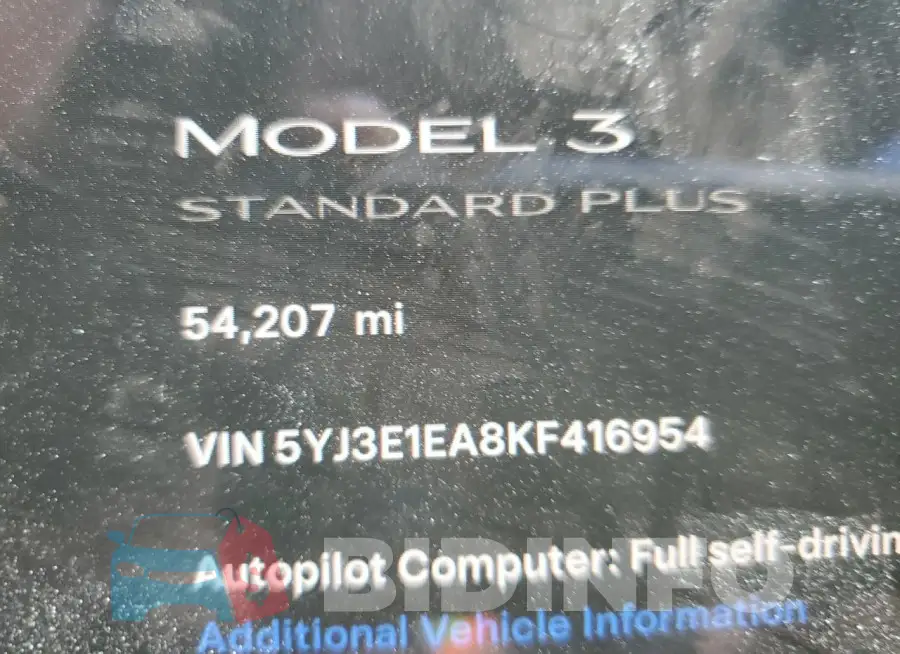 5YJ3E1EA8KF416954 Photo# 9