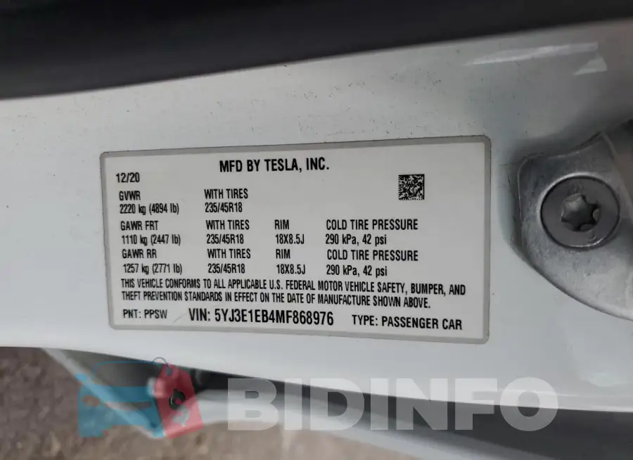 5YJ3E1EB4MF868976 Photo# 12
