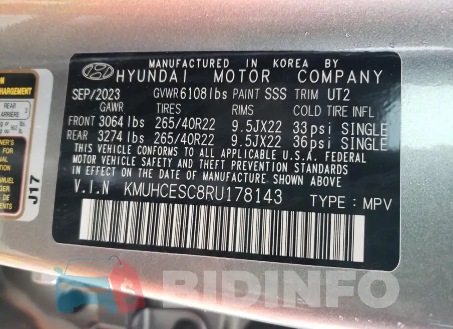 KMUHCESC8RU178143 Photo# 13
