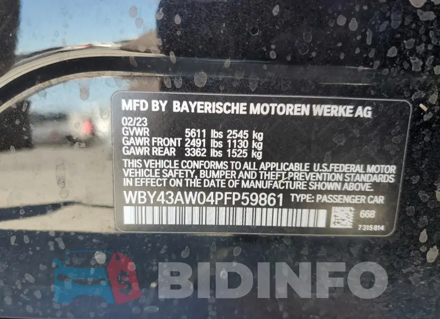 WBY43AW04PFP59861 Photo# 12