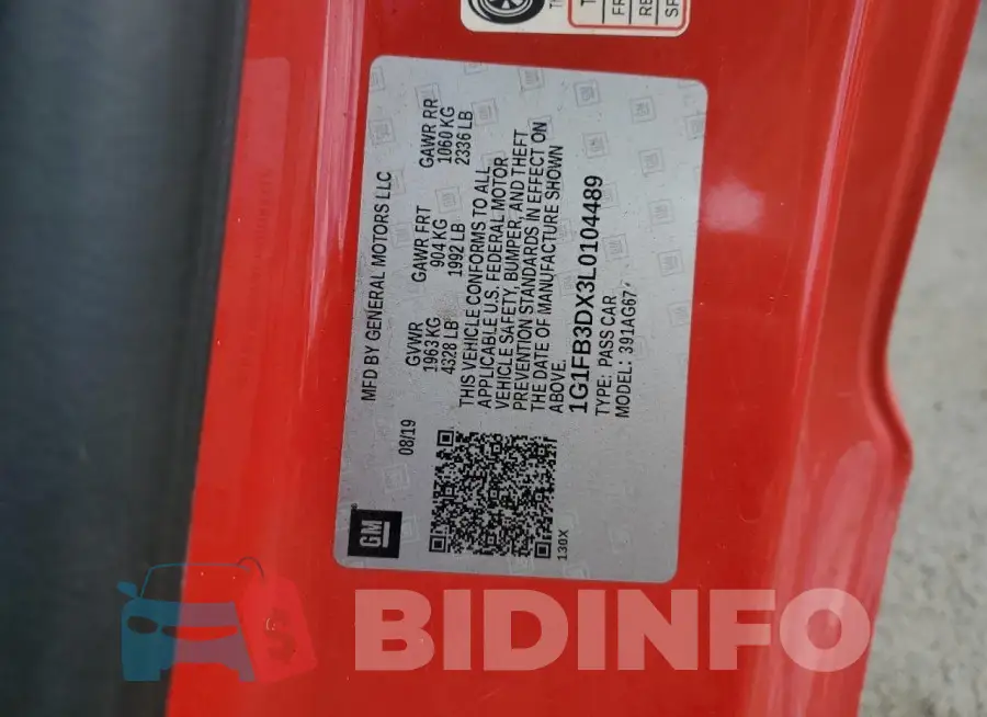 1G1FB3DX3L0104489 Photo# 13