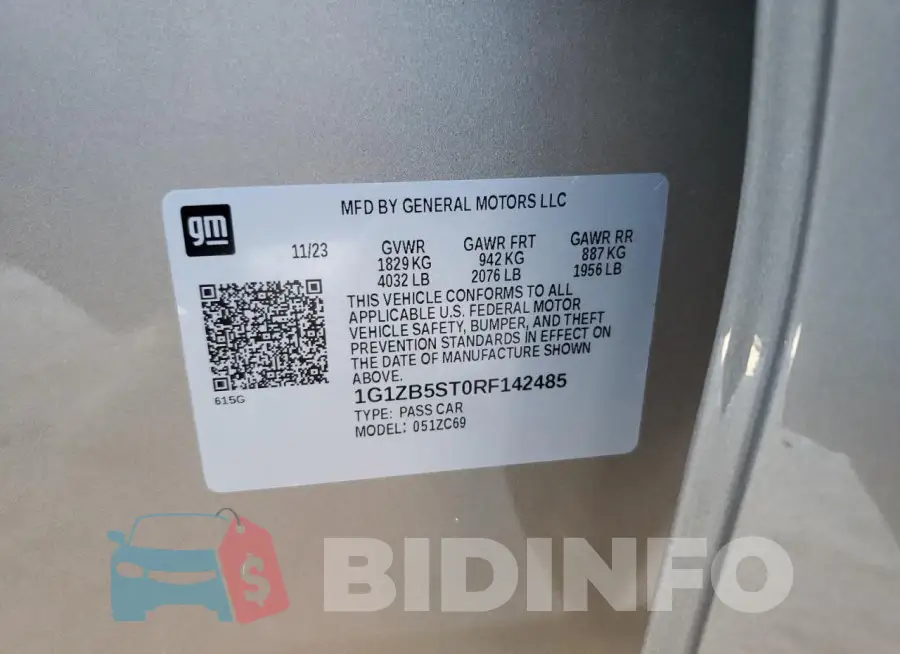 1G1ZB5ST0RF142485 Photo# 12