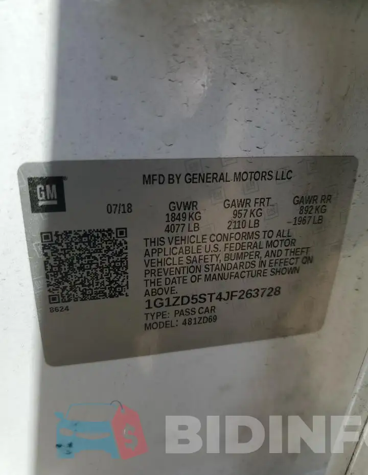 1G1ZD5ST4JF263728 Photo# 12