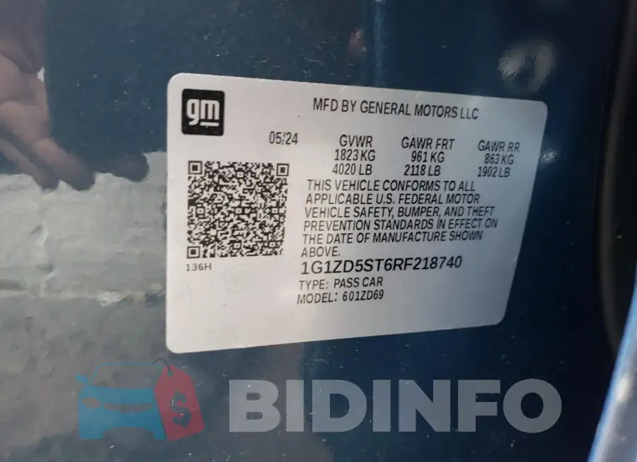 1G1ZD5ST6RF218740 Photo# 12